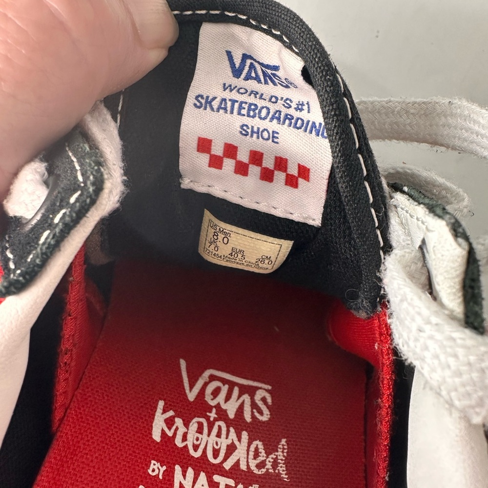 Vans Men's Krooked x Skate Old Skool 'Natas For Ray Barbee - Picture 5 of 5
